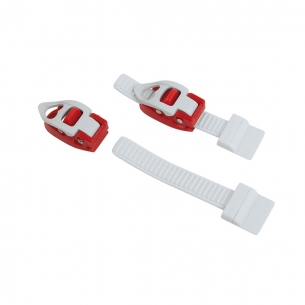 přezky náhradní na FORCE tretry, bílo-červené