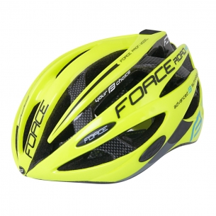 přilba FORCE ROAD PRO fluo