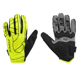 rukavice F MTB SPID letní bez zapínání, fluo rukavice F MTB SPID letní bez zapínání, fluo