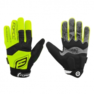 rukavice Force MTB Autonomy fluo