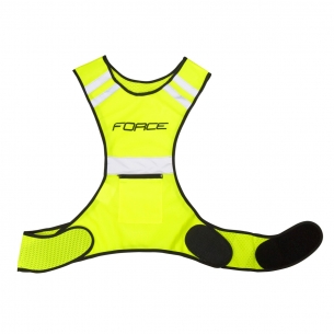 vesta reflex FORCE SPORT do pasu na suchý zip,fluo