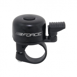 FORCE zvonek MINI Fe/plast 22,2mm paličkový černý