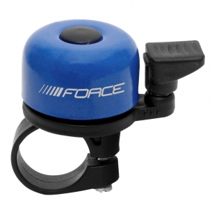 FORCE zvonek MINI Fe/plast 22,2 mm paličkový modrý