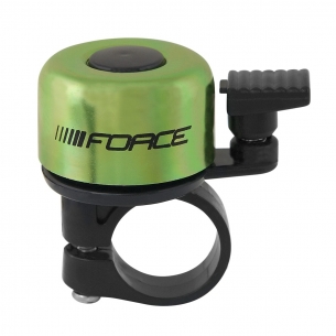 FORCE zvonek MINI Fe/plast 22,2mm paličkový zelený